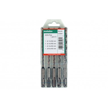 Набор буров SDS-Plus Pro 4 из 5 предметов Metabo 630581000