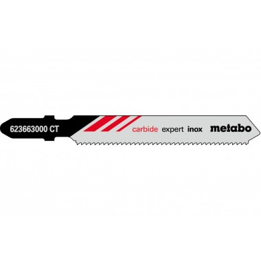 3 лобзиковых пилки, серия «expert inox», 57/ 1,4 мм Metabo 623663000