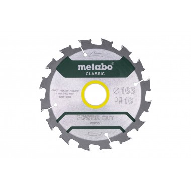 Пильное полотно Power Cut Classic 165x30 Metabo 628416000