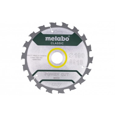 Пильное полотно Powеr Cut Classic 190x30 Metabo 628417000