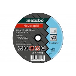 Novorapid 180 x 1,5 x 22,23, Inox, TF 41 Metabo 616273000