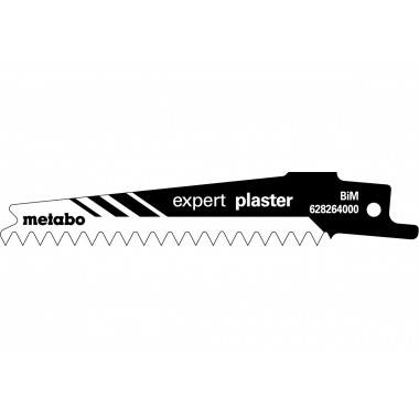 5 пилок для сабельных пил, серия «expert plaster», 100 x 0,9 мм Metabo 628264000