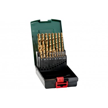 Кассета со сверлами HSS-TiN, 19 предм. Metabo 627173000