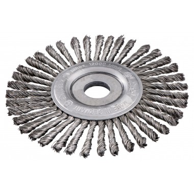 Круглая щетка 125x0,5x6 /22,23 мм, сталь, плетеная Metabo 626815000