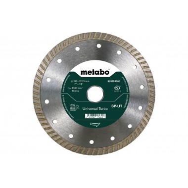 Алмазный отрезной круг 180 x 22,23 мм, «SP-UT», универсальный Turbo «SP» Metabo 628553000