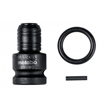Адаптер 1/2 на 1/4 E6,3, 3 предмета, ударопрочный Metabo 628837000
