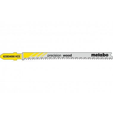 5 лобзиковых пилок, серия «precision wood», 91 2,2 мм Metabo 623834000