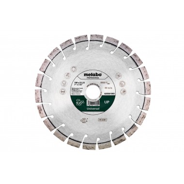 Алмазный отрезной круг 180 x 22,23 мм, «UP», универсальный «professional» Metabo 628561000