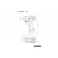 Аккумуляторная дрель-шуруповерт Metabo PowerMaxx BS Basic 600984000