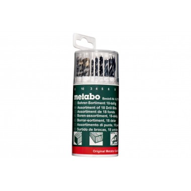 Набор сверл, 18 предм. Metabo 627190000